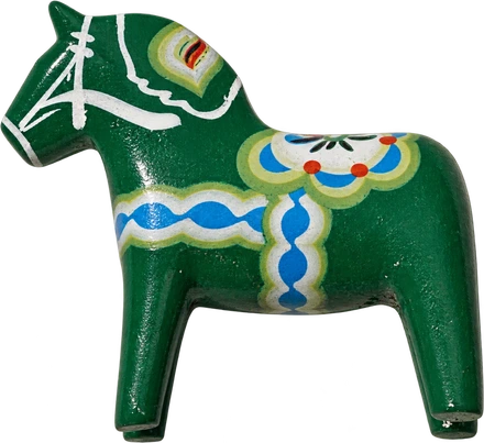 My little green Swedish Dala horse