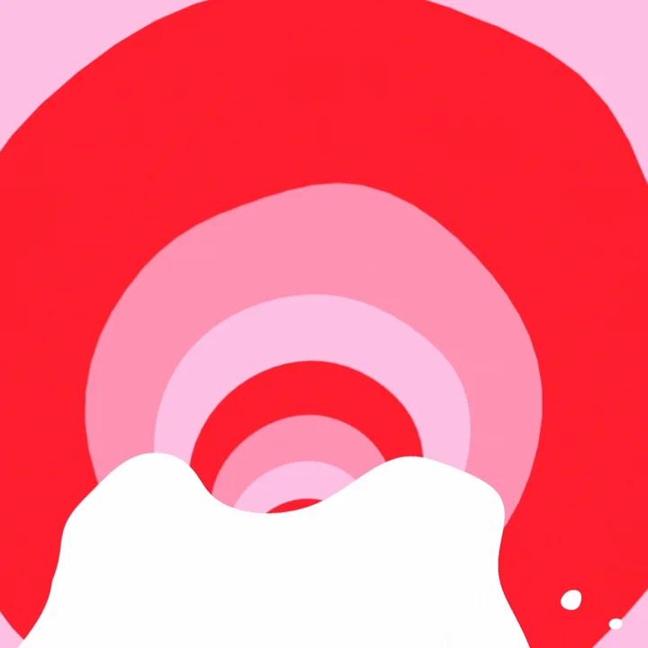 Colourful illustrated shapes from the LGG+ film.
